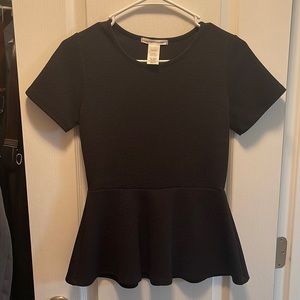 Caution to the Wind peplum top